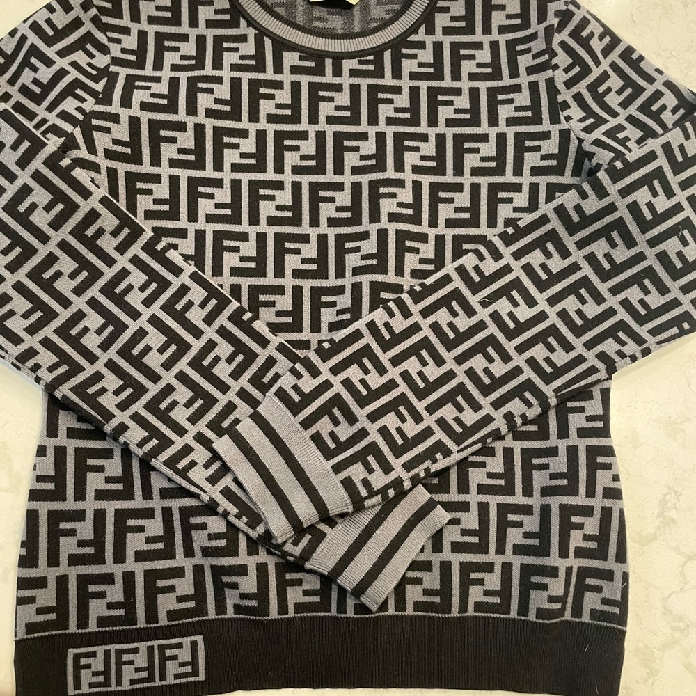 Authentic Fendi Motif Sweater / Jumper